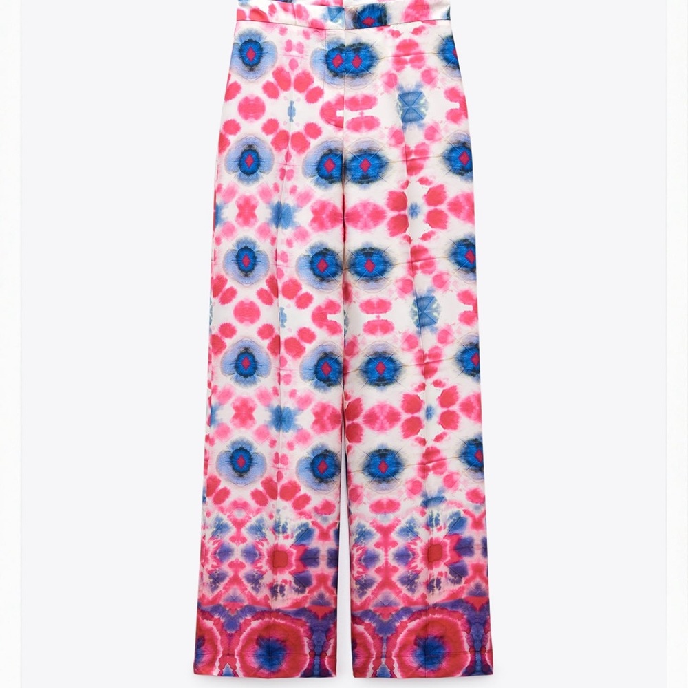 Zara Satin Pants -NWT _sz L